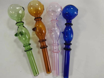 10pcs 6inch Colorful Glass Pipe , Weed Pipes , Cigarette Pipes